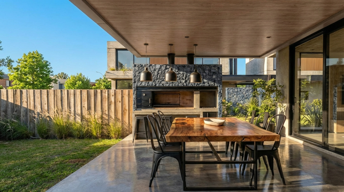 Galería con asador Zenda